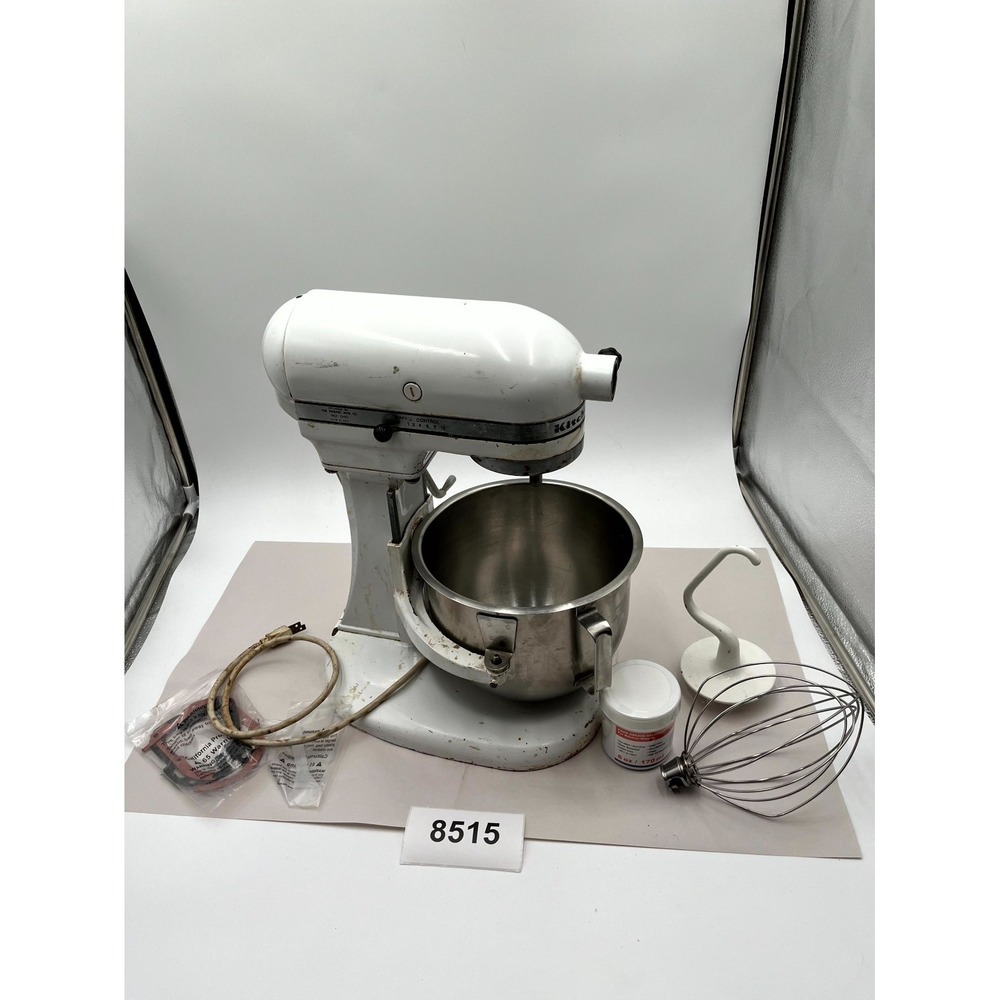 Vintage KitchenAid Hobart K5-A Electric Standalone Mixer 5qt‎ White 300W